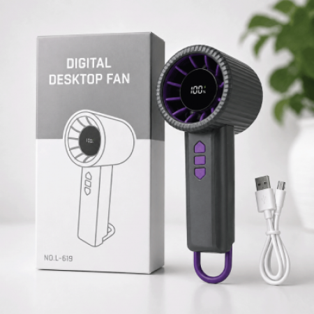 Digital Desktop & Handheld Fan